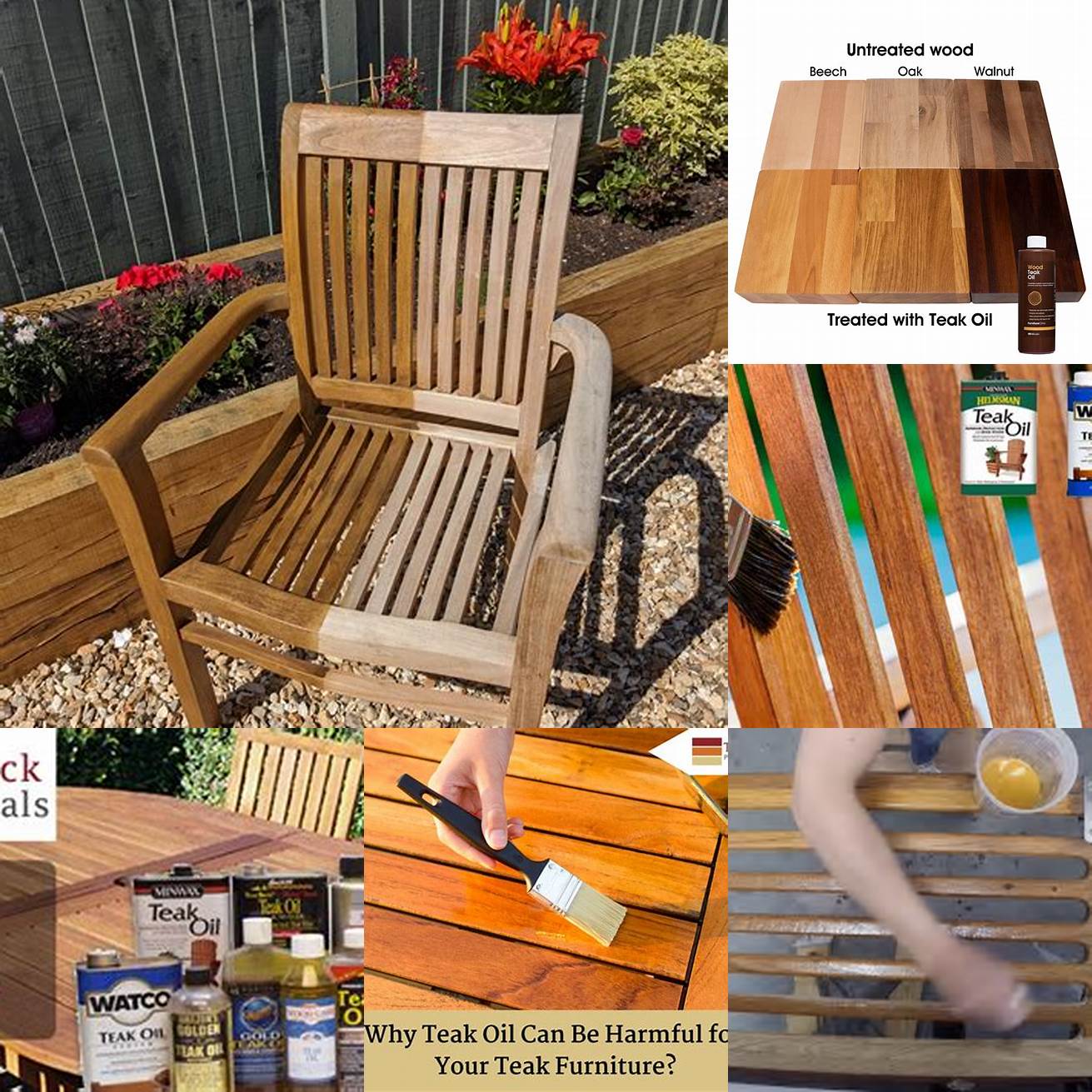 Using Natural Oils to Protect Your Teak Furniture