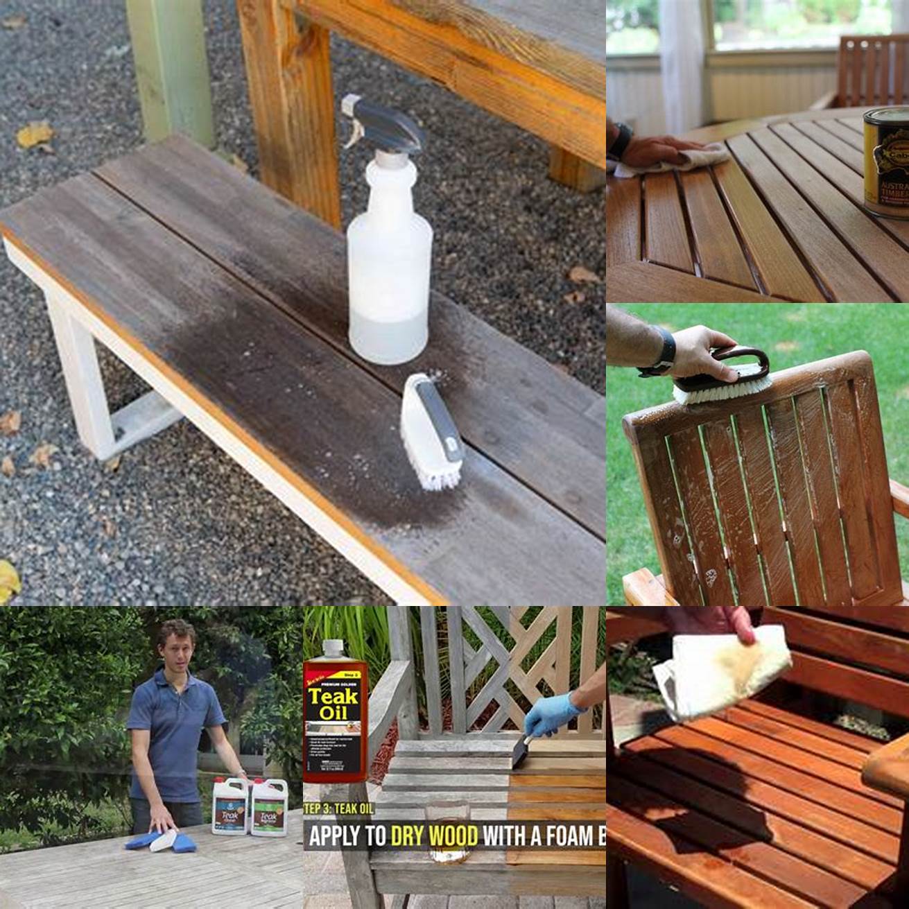 Using a Teak Cleaning Product