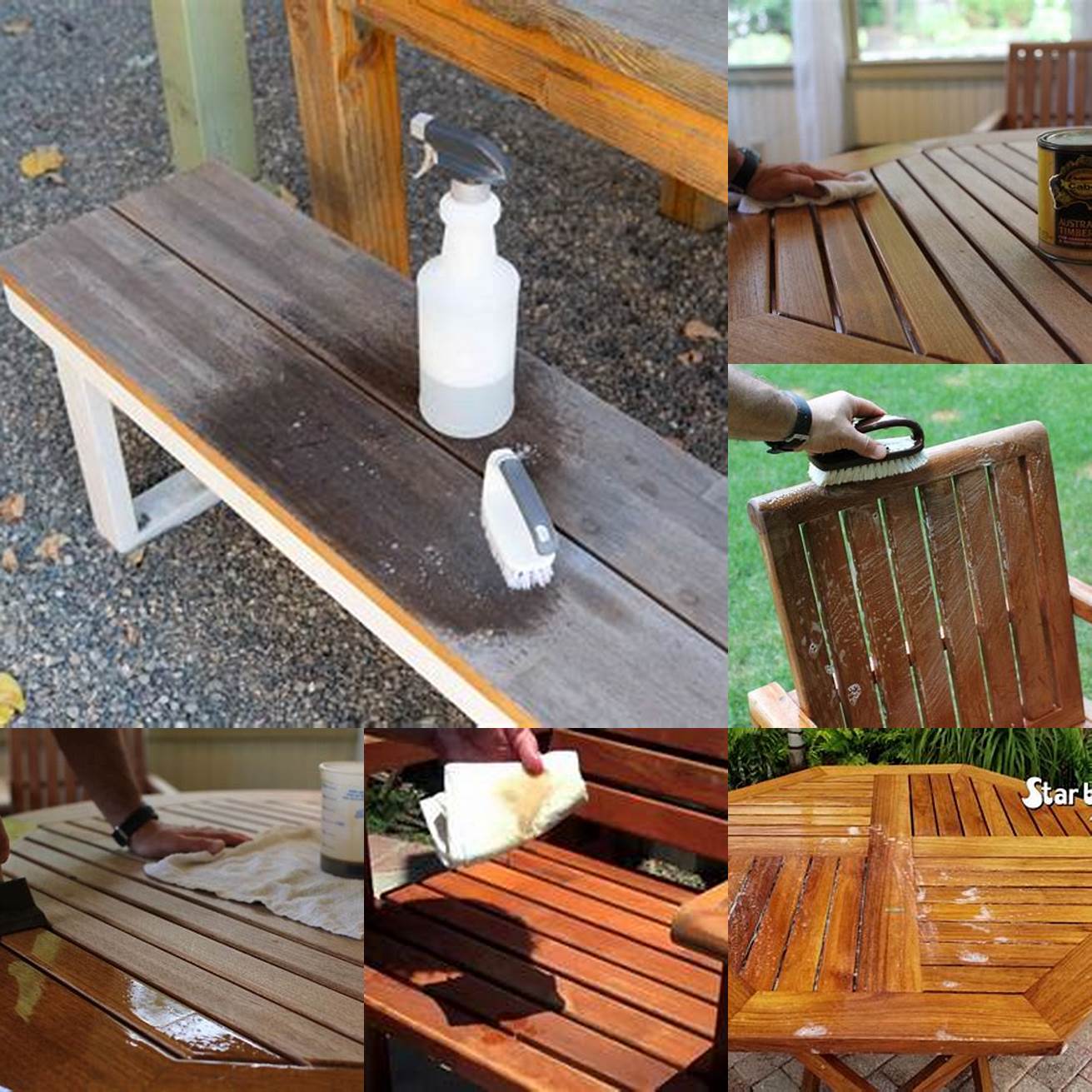 Using a Teak Cleaning Solution