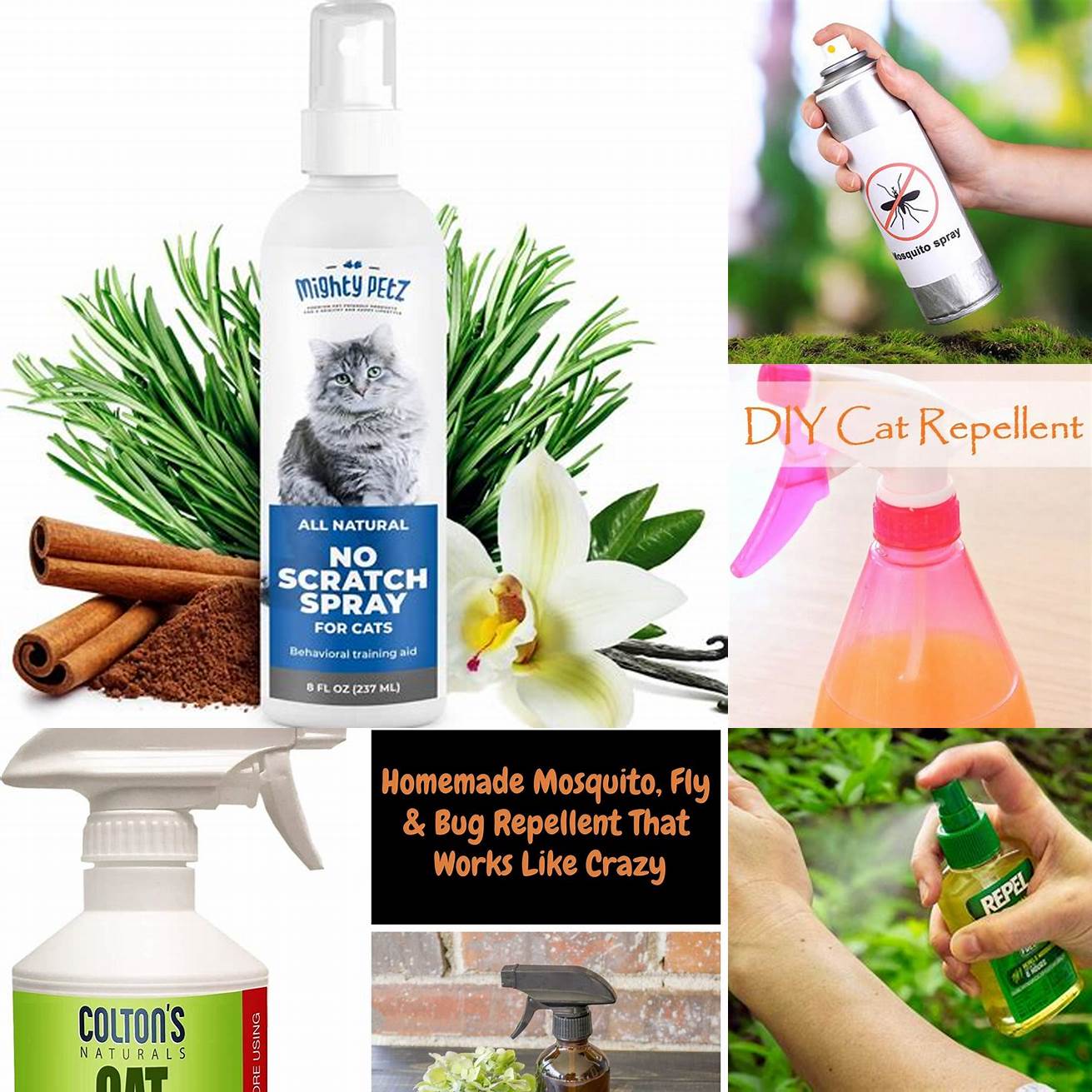 Using natural repellents