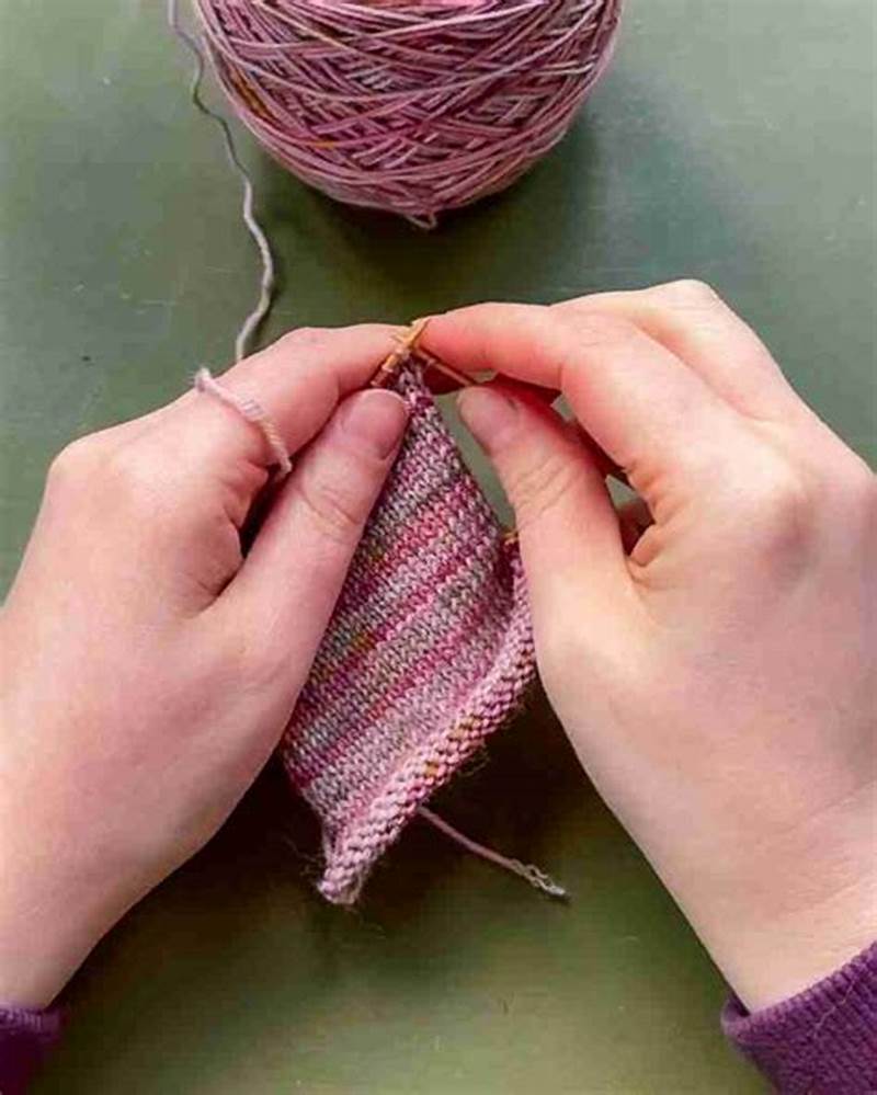 Using Smaller Knitting Needles Than Pattern