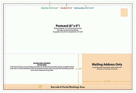 Usps 6x9 Postcard Template