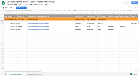 Utm Builder Template