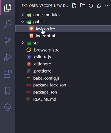 VS Code - Add a new file under the selected working directory