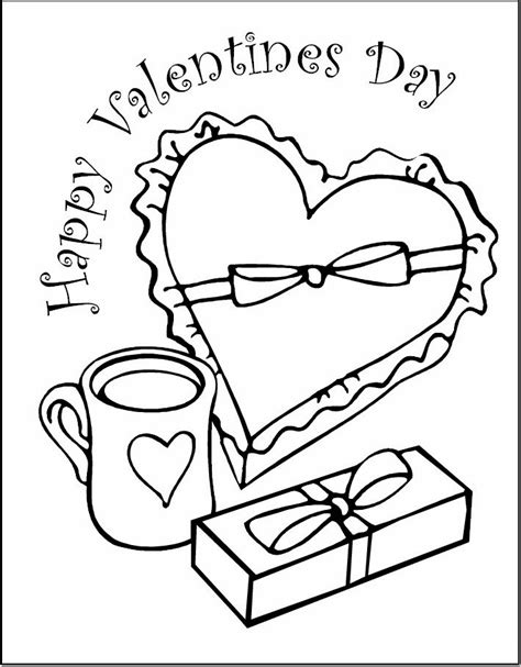 Valentine's Coloring Sheets Printable