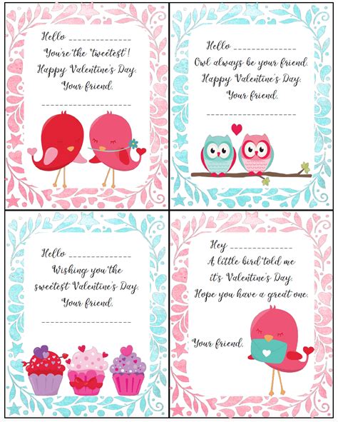 Valentine Card Free Printable