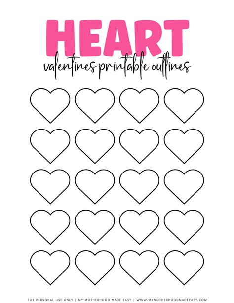 Valentines Day Heart Printable