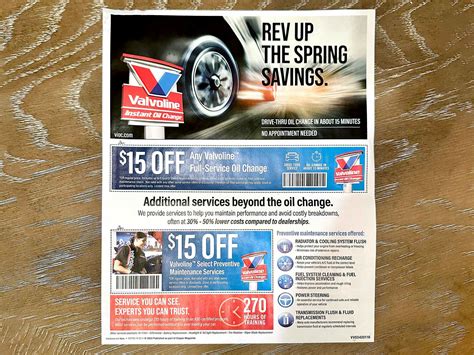 Valvoline 25 Off Coupon Printable