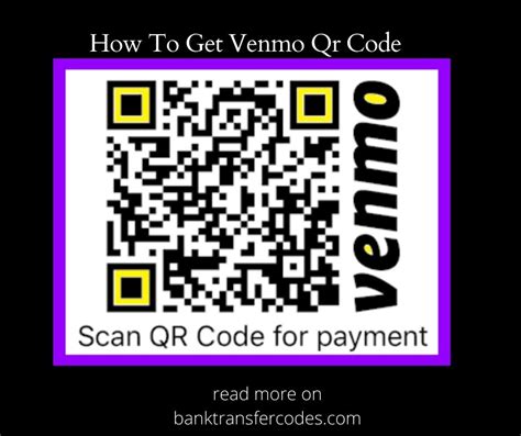 Venmo QR Code on Promotional Material