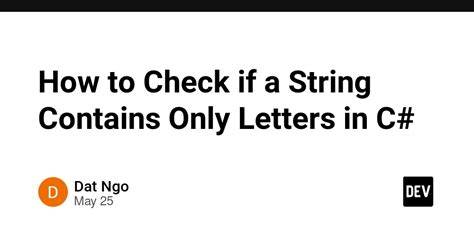 Verifying that a string contains only letters in C