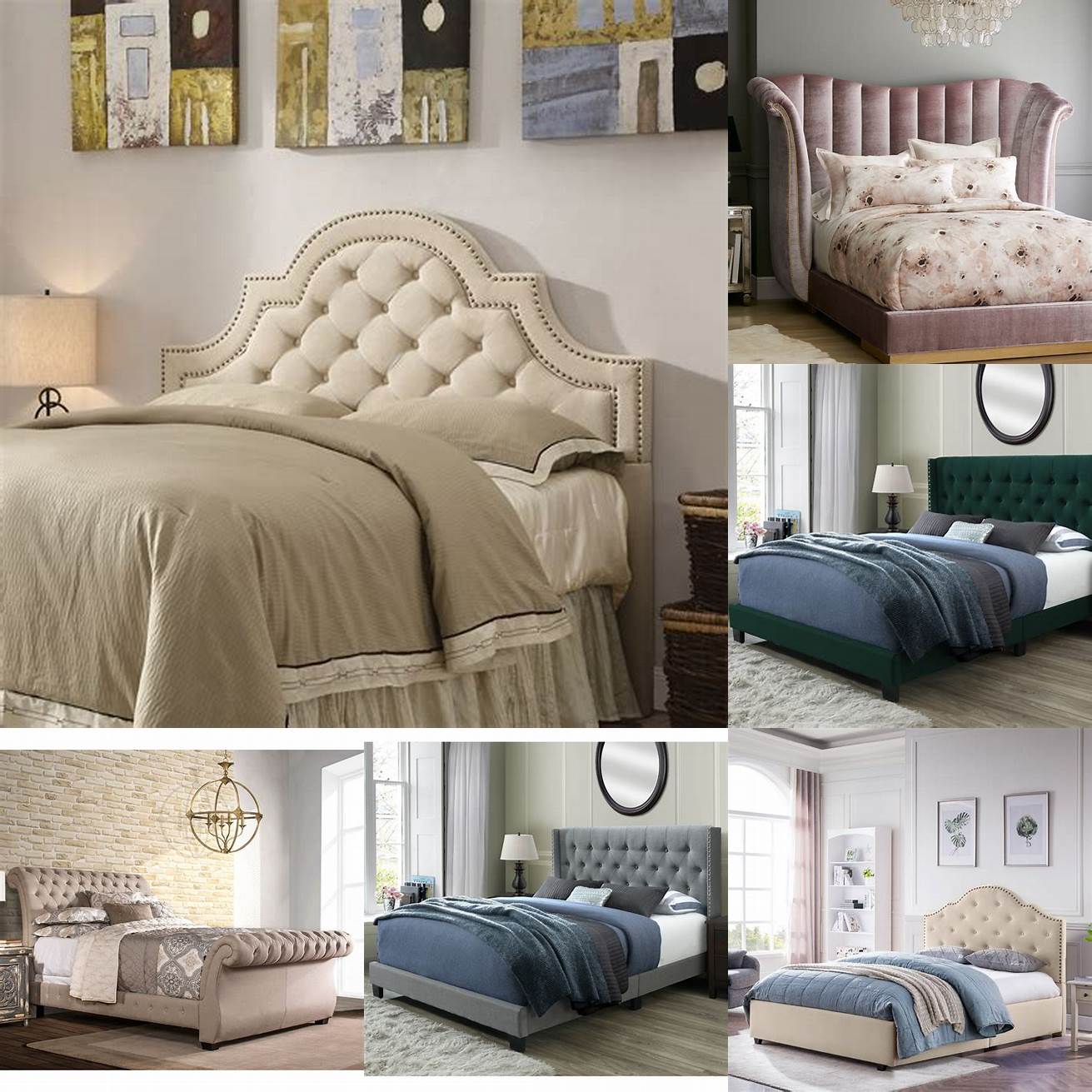 Versatility Tufted queen beds come in various styles and colors making it easy to find one that fits your personal taste and bedroom décor