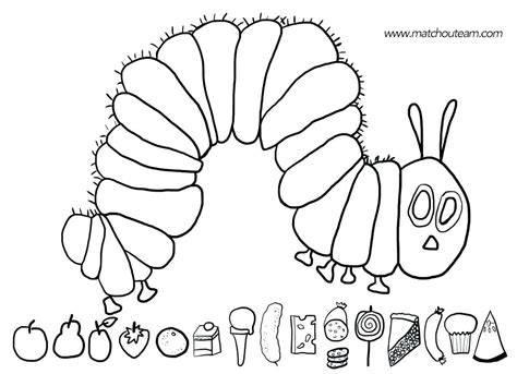 Very Hungry Caterpillar Coloring Pages Printables