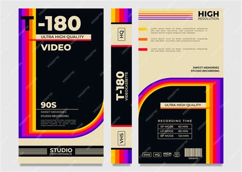 Vhs Cover Template