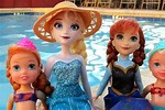 Videos Kids Playing with Barbie's in Swimming Pool
