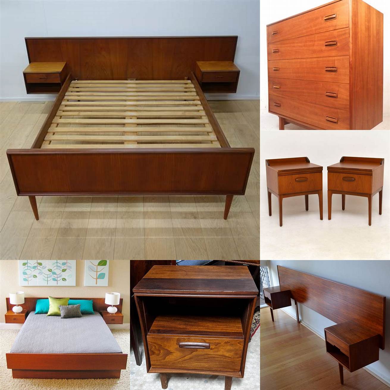 Vintage Teak Bedroom Furniture