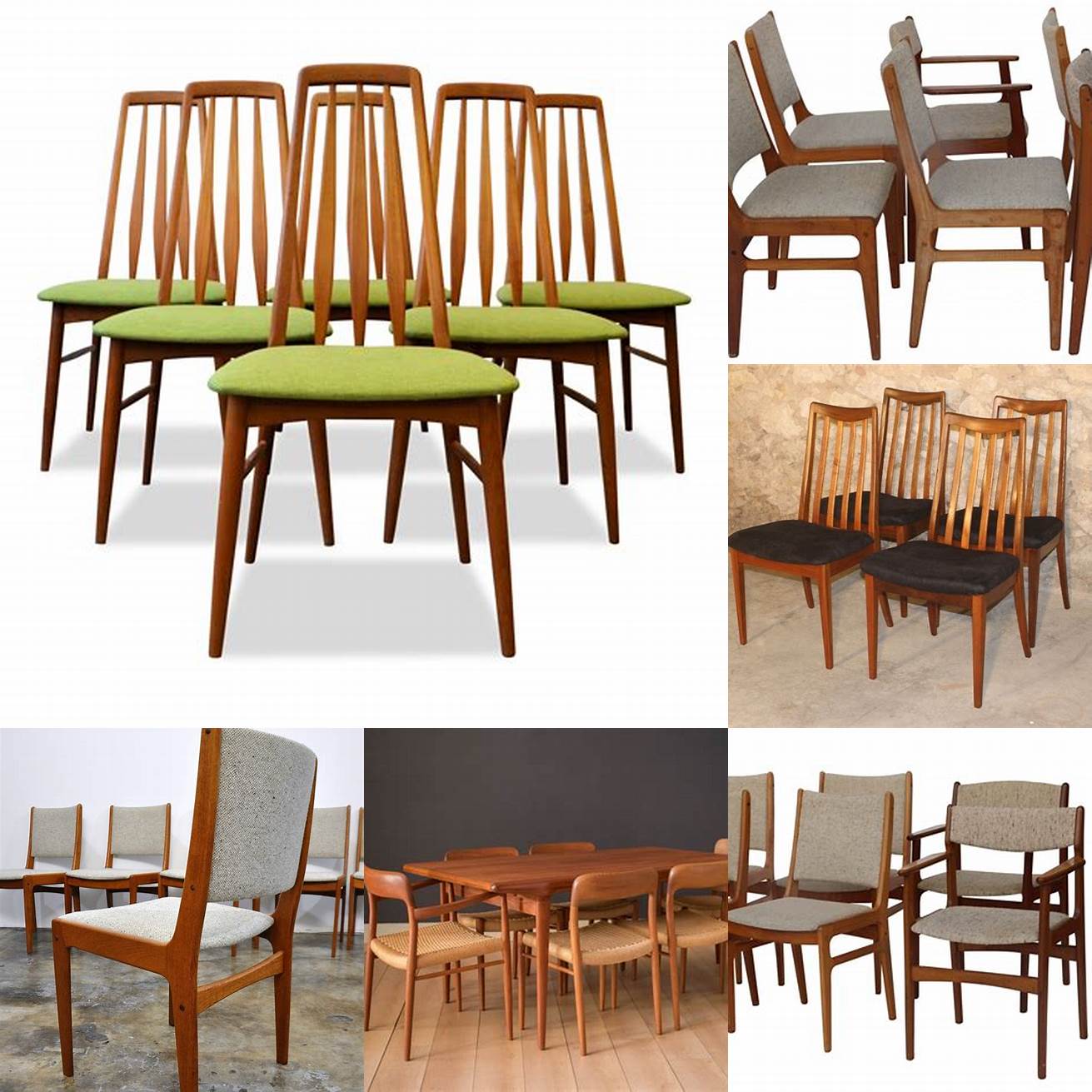 Vintage Teak Dining Chairs