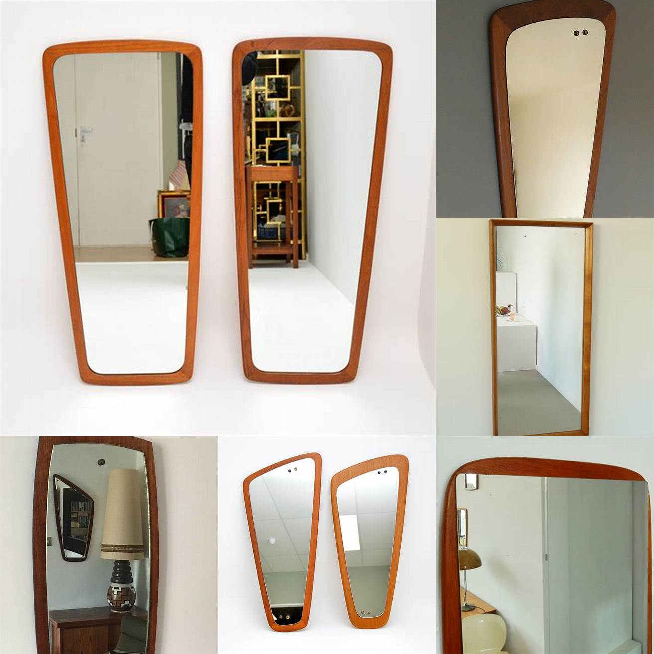 Vintage Teak Mirrors