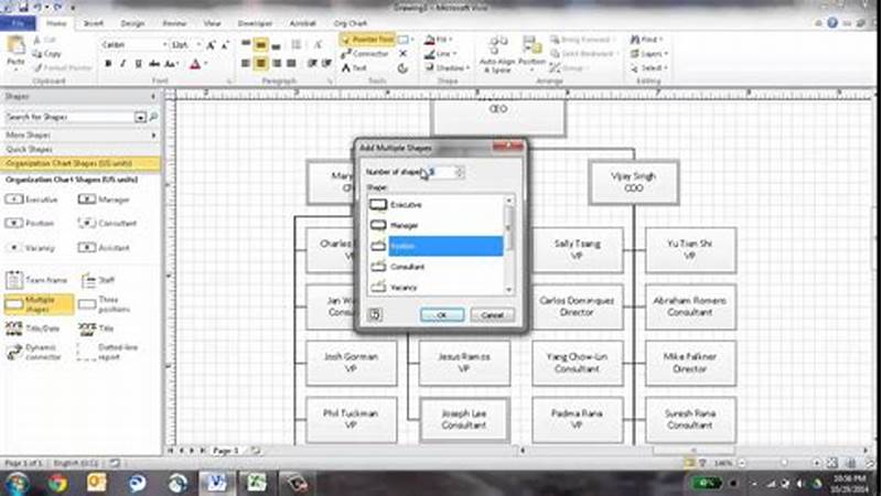 Visio Create Org Chart From Active Directory