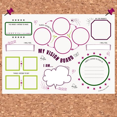 Vision Board Template Free Download