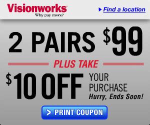 Visionworks Coupons Printable