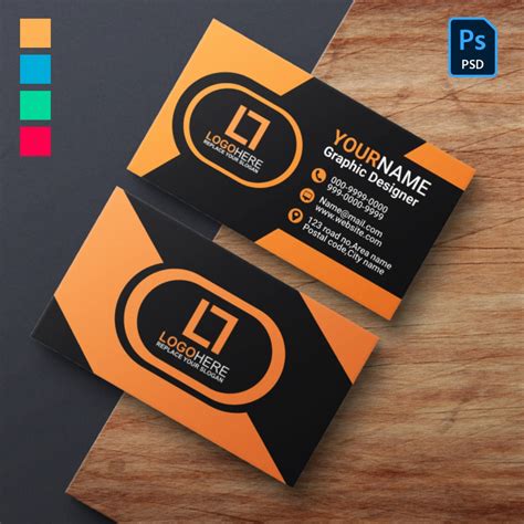 Visiting Card Photoshop Template