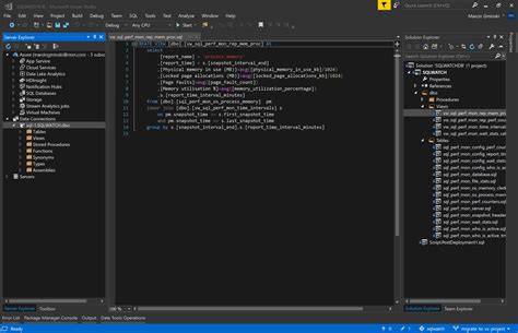 Visual Studio 2015 Database Project directory contains a file with extension jfm