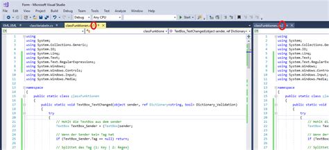 Visual Studio How can I see the same file in two separate tab groups