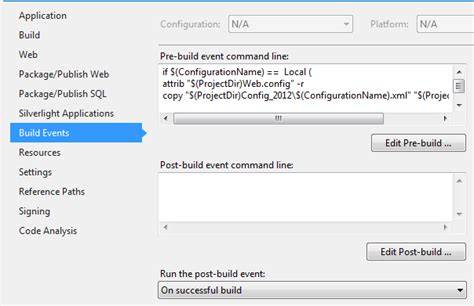 Visual Studio Post Build Event - Copy to Relative Directory Location