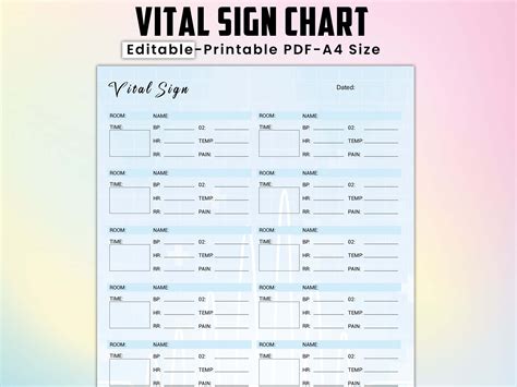 Vitals Signs Chart