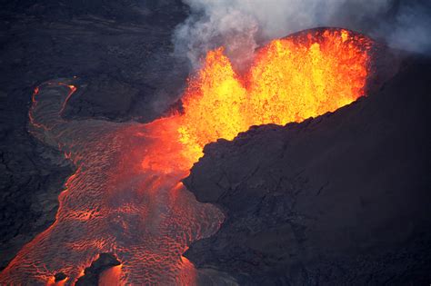 Volcano and Magma