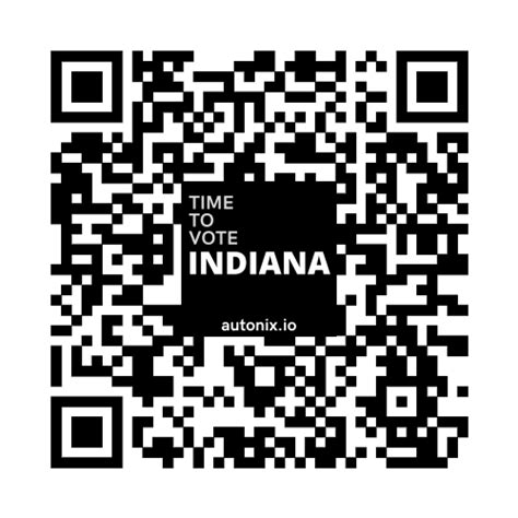 Voter Registration Qr Code Printable Indiana