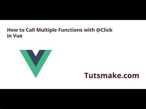 Vue How do I call multiple functions with click
