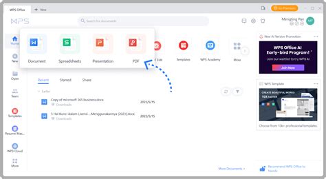 WPS Office Interface
