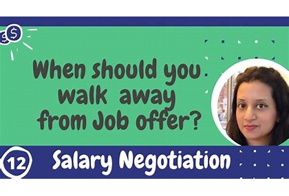 Walk Away Salary Negotiation