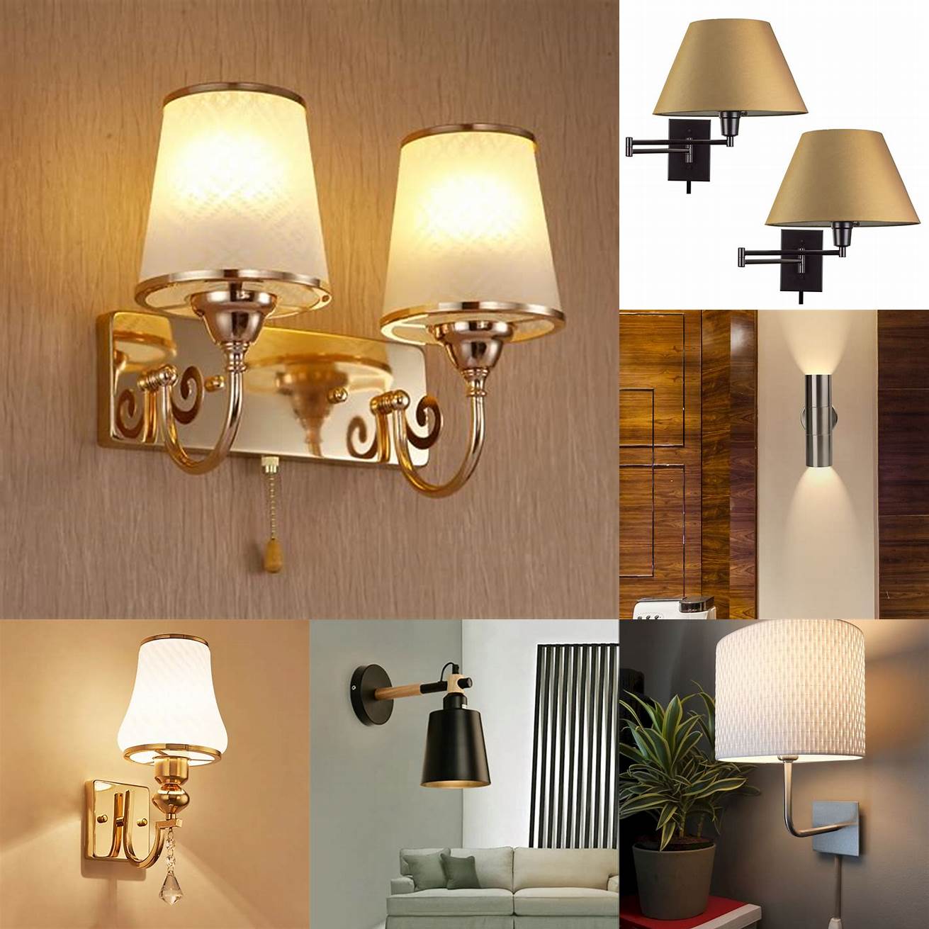 Wall-mounted lamps