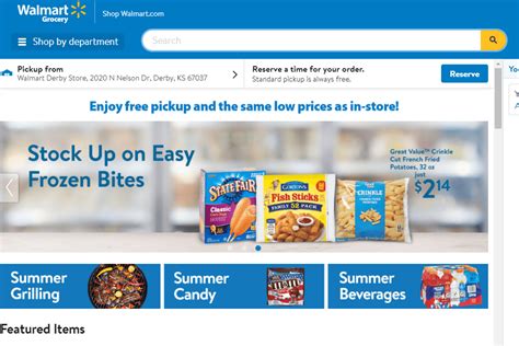 Walmart homepage USA