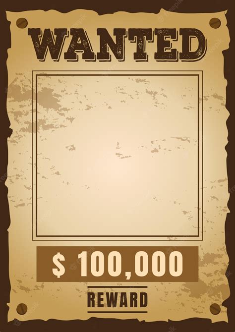 Wanted Picture Template