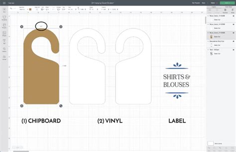 Wardrobe Divider Template