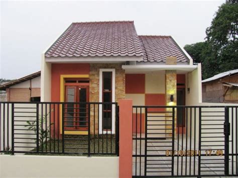 warna cat desain rumah minimalis 4x7