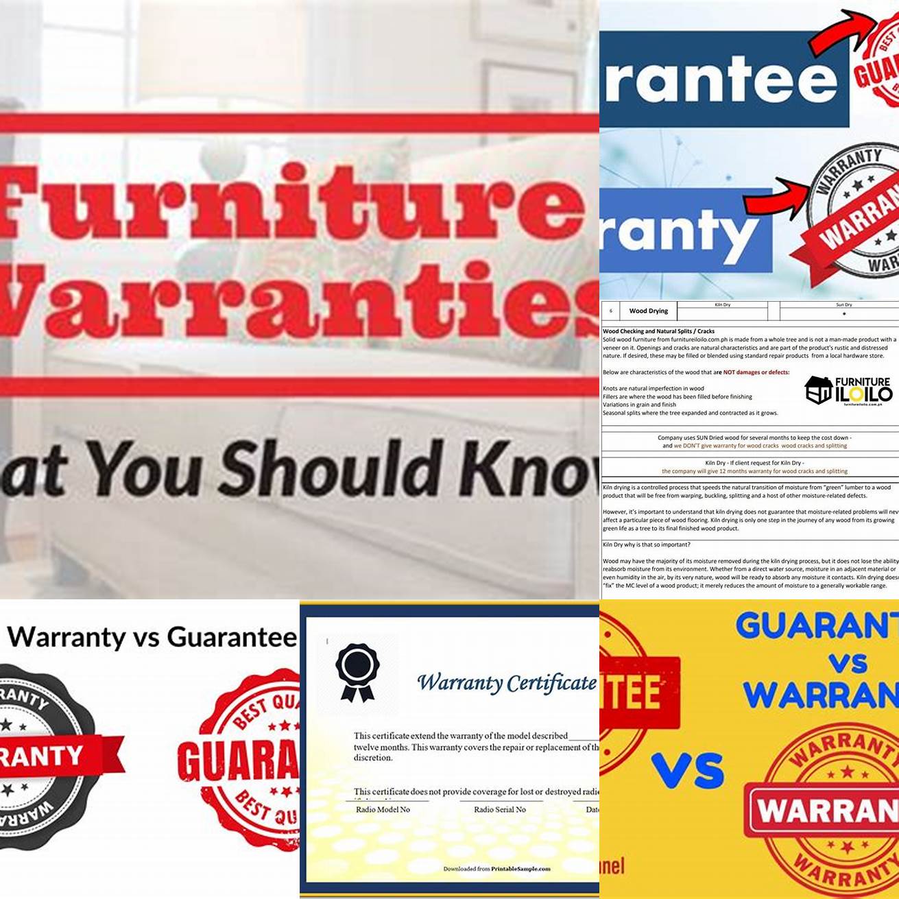 Warranty and Guarantee