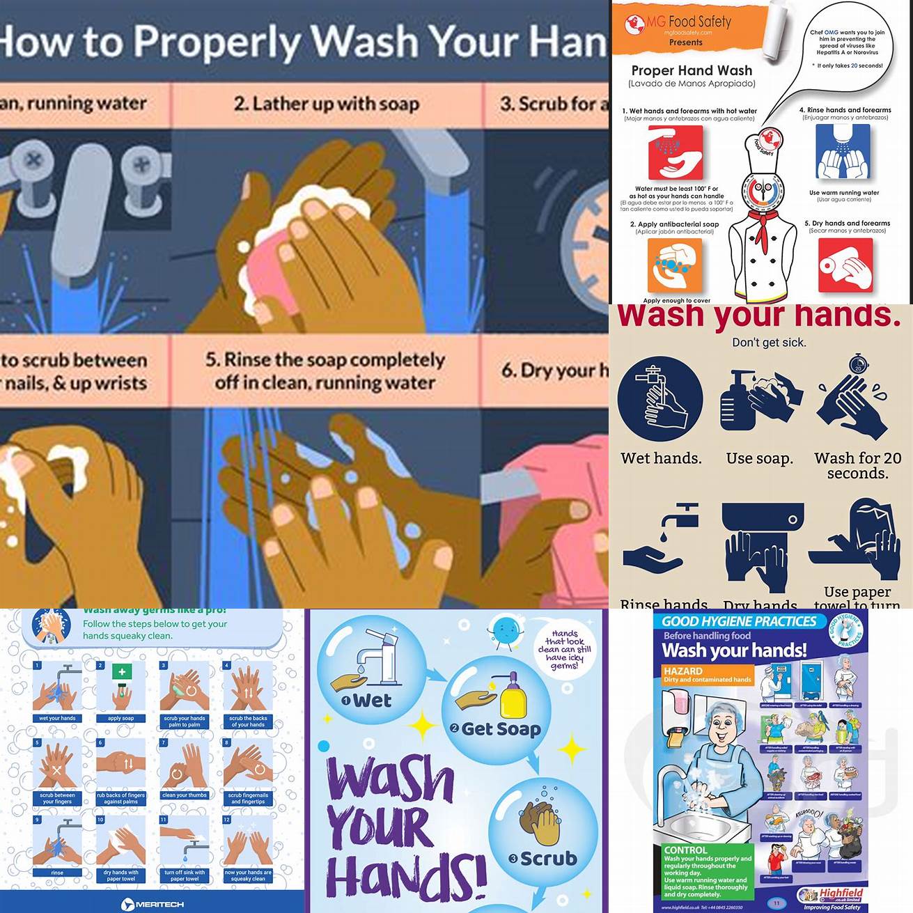 Wash your hands frequently and follow food safety guidelines