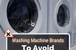 Washing Machine to Avoid