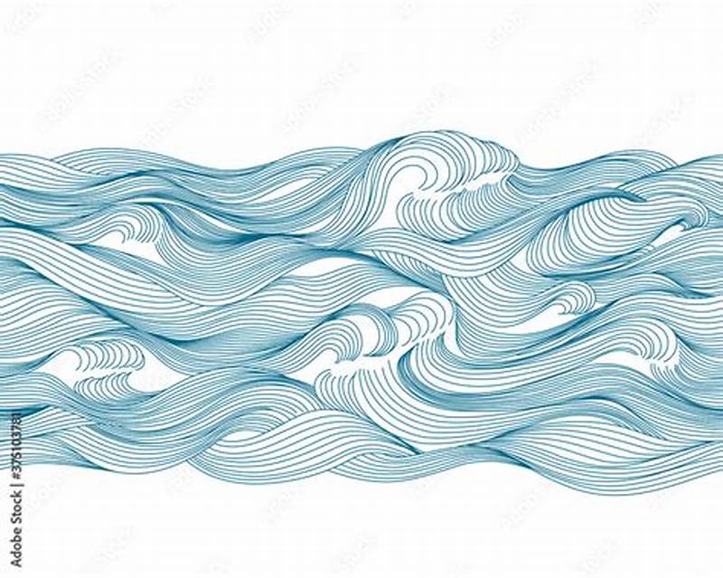 Water Pattern Drawing