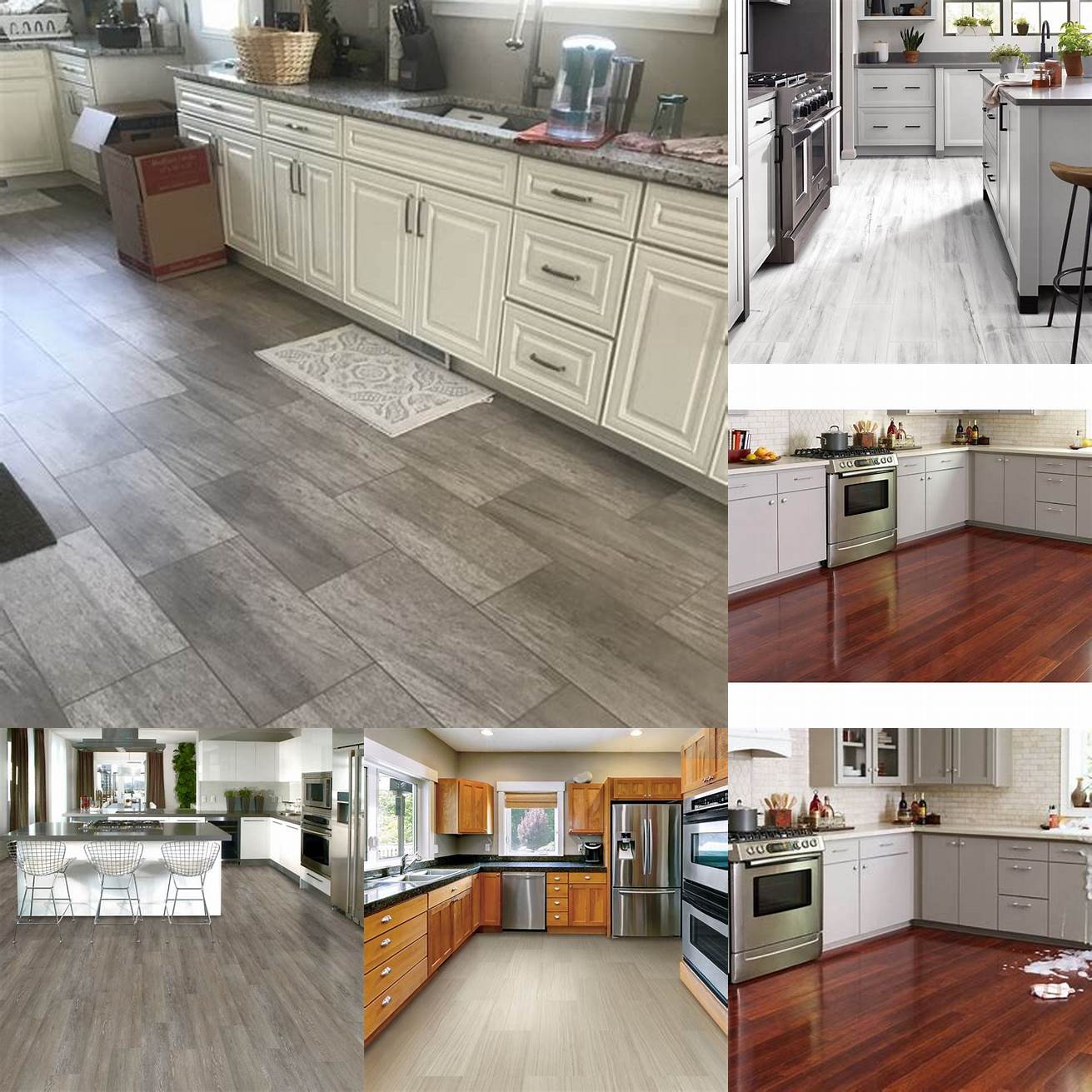 Water-resistant Vinyl is highly water-resistant making it perfect for kitchens where spills and moisture are common It can withstand water spills without warping or staining