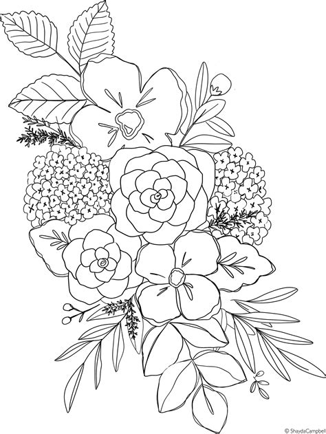 Watercolor Coloring Pages Printable