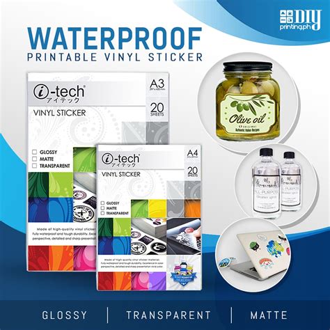 Waterproof Printable Vinyl For Inkjet Printers