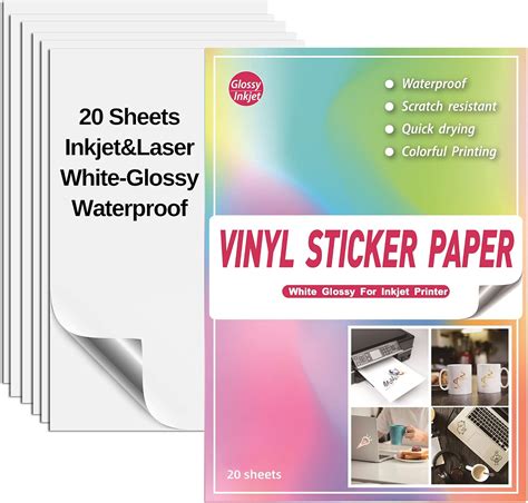Waterproof Printable Vinyl Sticker Paper