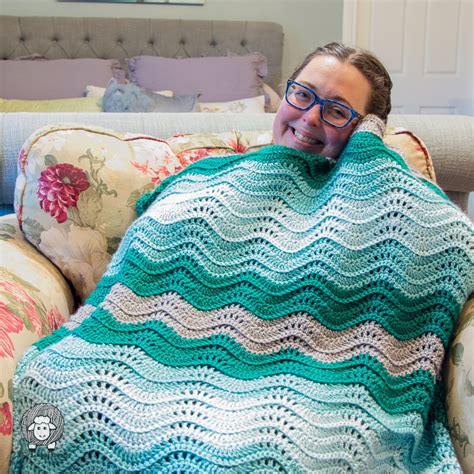 Wave Blanket Crochet Pattern