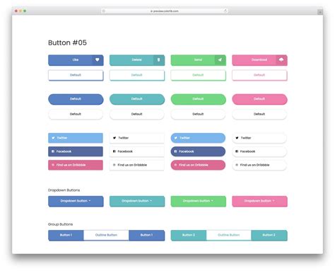 Website Button Template