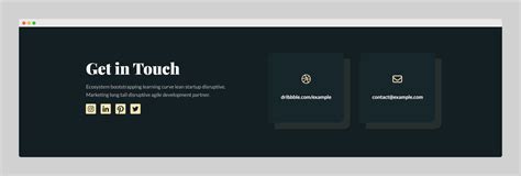 Website Footer Template